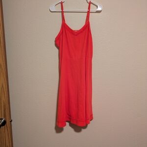 Vibrant Red Sleeveless Dress
